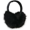 Juleeze JZEW0009Z Serre-tête chauffant noir polyester matelassé pour hiver