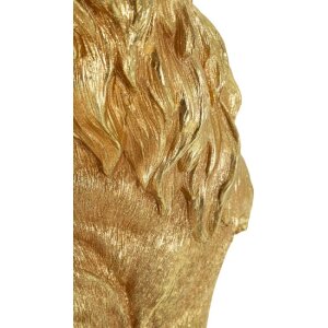Mauro Ferretti Statue Lion Manteau Royal 30x42x74 cm doré