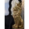 Mauro Ferretti Statue Lion Manteau Royal 30x42x74 cm doré
