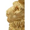Mauro Ferretti Statue Lion Manteau Royal 30x42x74 cm doré