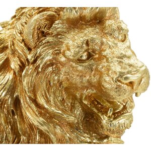 Mauro Ferretti Statue lion assis doré 45x29x55 cm