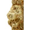 Mauro Ferretti Statue lion assis doré 45x29x55 cm