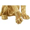 Mauro Ferretti Statue lion assis doré 45x29x55 cm
