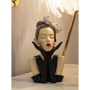 Mauro Ferretti Vase Hollywood multicolore 17x14x30,5 cm