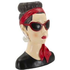 Mauro Ferretti Vase Femme Hollywood 21x16x27 cm multicolore