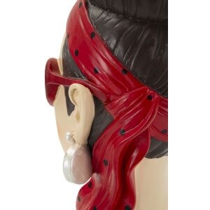 Mauro Ferretti Vase Femme Hollywood 21x16x27 cm multicolore
