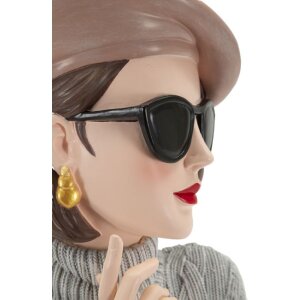 Mauro Ferretti Statue Parisienne 18,5x14x26 cm gris