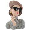 Mauro Ferretti Statue Parisienne 18,5x14x26 cm gris