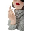 Mauro Ferretti Statue Parisienne 18,5x14x26 cm gris