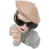 Mauro Ferretti Statue Parisienne 18,5x14x26 cm gris
