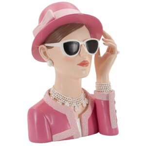 Mauro Ferretti Figurine Parisienne 18x11x26 cm rose