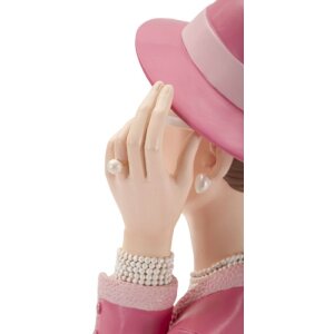 Mauro Ferretti Figurine Parisienne 18x11x26 cm rose