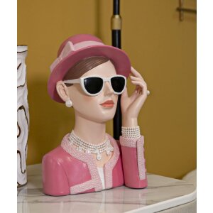 Mauro Ferretti Figurine Parisienne 18x11x26 cm rose