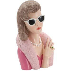 Mauro Ferretti Figurine Femme Parisienne 18x12x28 cm rose