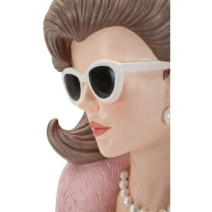 Mauro Ferretti Figurine Femme Parisienne 18x12x28 cm rose