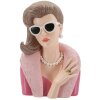 Mauro Ferretti Figurine Femme Parisienne 18x12x28 cm rose