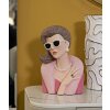 Mauro Ferretti Figurine Femme Parisienne 18x12x28 cm rose