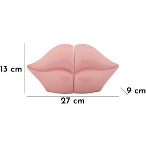 Mauro Ferretti Support à livres Mouth 27x9x13 cm rose