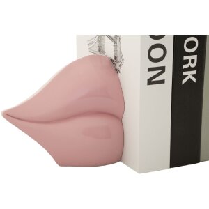 Mauro Ferretti Support à livres Mouth 27x9x13 cm rose