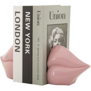 Mauro Ferretti Support à livres Mouth 27x9x13 cm rose