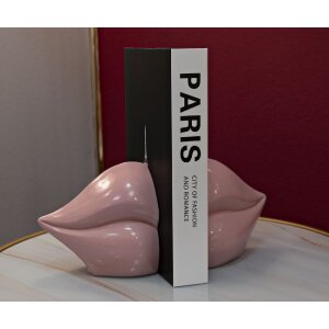 Mauro Ferretti Support à livres Mouth 27x9x13 cm rose