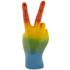 Mauro Ferretti Figurine main arc-en-ciel Victoire 16x13x36,5 cm multicolore