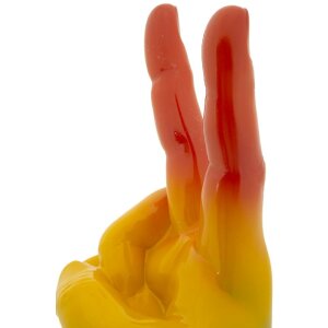 Mauro Ferretti Figurine main arc-en-ciel Victoire 16x13x36,5 cm multicolore