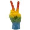 Mauro Ferretti Figurine main arc-en-ciel Victoire 16x13x36,5 cm multicolore