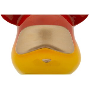 Rainbow Bear Petit ours debout multicolore 22,5x17,5x42,5 cm polyrésine