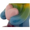 Rainbow Bear Petit ours debout multicolore 22,5x17,5x42,5 cm polyrésine