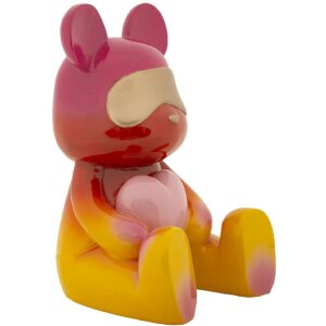 Mauro Ferretti Figurine ours arc-en-ciel 21,5x20,5x32 cm rouge jaune