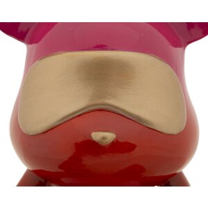 Mauro Ferretti Figurine ours arc-en-ciel 21,5x20,5x32 cm rouge jaune