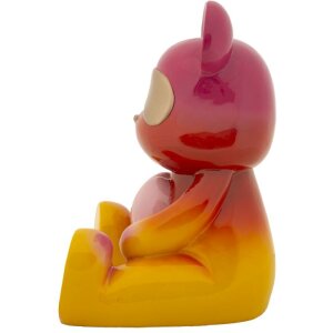 Mauro Ferretti Figurine ours arc-en-ciel 21,5x20,5x32 cm rouge jaune