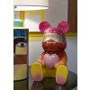 Mauro Ferretti Figurine ours arc-en-ciel 21,5x20,5x32 cm rouge jaune