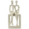 Mauro Ferretti Stons Figurine en paire 11,5x9x25 cm crème