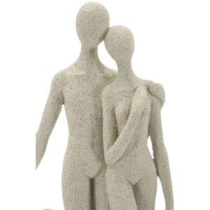 Mauro Ferretti Figurine familiale Stons 16x8x30,5 cm crème