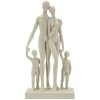 Mauro Ferretti Figurine familiale Stons 16x8x30,5 cm crème