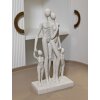 Mauro Ferretti Figurine familiale Stons 16x8x30,5 cm crème