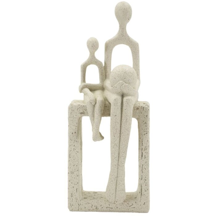 Mauro Ferretti Figurine Maternité 10x7x26 cm crème