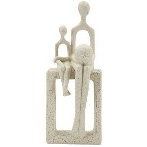 Mauro Ferretti Figurine Maternité 10x7x26 cm crème