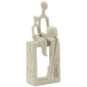 Mauro Ferretti Figurine Maternité 10x7x26 cm crème