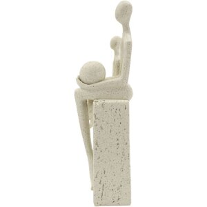 Mauro Ferretti Figurine Maternité 10x7x26 cm crème