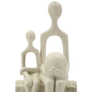 Mauro Ferretti Figurine Maternité 10x7x26 cm crème