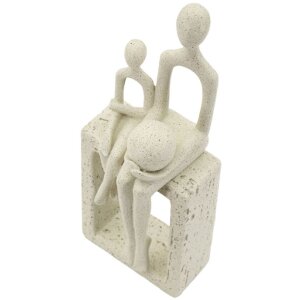 Mauro Ferretti Figurine Maternité 10x7x26 cm crème