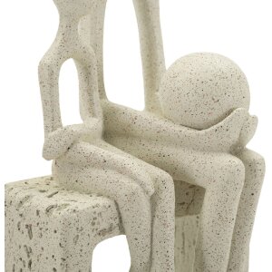 Mauro Ferretti Figurine Maternité 10x7x26 cm crème