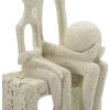 Mauro Ferretti Figurine Maternité 10x7x26 cm crème
