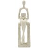 Mauro Ferretti Figurine Stons crème 8,5x6,5x24 cm