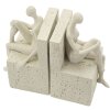Mauro Ferretti Presse-livres Stons 24x10x20,5 cm crème
