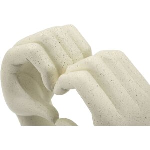 Mauro Ferretti Sculpture Amour Pierres 16,5x7x20 cm crème