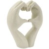 Mauro Ferretti Sculpture Amour Pierres 16,5x7x20 cm crème